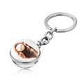 thumbnail image 4 of LYMAYTER Basketball Key Chain Glass Basketball Keychain Decoration - Double - sided, for DIY Backpack Handbag Key Ring, 4 of 7