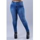 thumbnail image 1 of Jeans skinny con strech Roman Fashion Talla Extra Mezclilla medio multicolor 44, 1 of 6