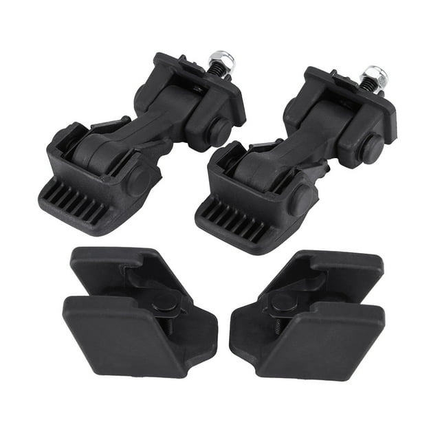 2 Set of Hood Latch Safety Catches & Brackets for Jeep Wrangler TJ 97-06 55176636AD 55395652AC
