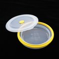 thumbnail image 4 of Recipientes redondos plegables de silicona para almacenamiento de alimentos, fiambrera plegable Bento Box sin BPA para acampar, senderismo, mochileros 900ml Macarena Tazones de camping plegables, 4 of 8
