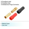 thumbnail image 3 of 6 Set Banana Plugs Connector 6mm Male Female Banana Plug for Wire RC Battery Electric Motor, 3 of 6