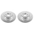 thumbnail image 2 of Power Stop Rear Pair of Drilled and Slotted Brake Rotors EBR1221XPR Fits 2012 BMW Alpina B7, 2 of 4