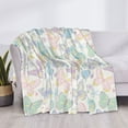 thumbnail image 3 of Rateoe Colorful Butterfly Pattern Flannel Throw Blanket, Ultra-soft Blanket for Bed, Couch, Car, Hypoallergenic Anti-pilling blanket-40"x30"(Horizontal), 3 of 6