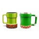 thumbnail image 4 of Súper taza de café, té, agua, alcantarillado, tazas de cerámica, contenedor de desayuno, taza de píxel, restaurante, oficina, tazas de té, Juegos de servir café y té Copa de acero inoxidable Matsuzay HA081192-02, 4 of 6