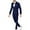 Navy, variant on Men's Slim Fit 2-Piece Suit Set, Business Blazer Jacket and Dress Pants, Formal Wear For Wedding Party and Special Occasions,Black,2XL