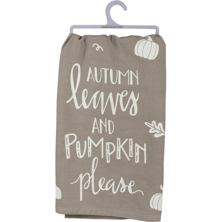 Primitives by Kathy Dish Towel 28 x 28-Inch Autumn Leaves