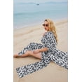 thumbnail image 5 of Zeagoo Womens Plus Size Swimsuit Cover Up Deep V Neck Bathing Suit Swimwear Bikini Coverup Long Split Kaftan Kimono Dress, 5 of 5