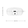 thumbnail image 3 of Funda protectora de silicona para auriculares con mosquetón para Anker Soundcore Space A40, 3 of 5