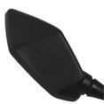 thumbnail image 5 of Universal 2pcs Motorcycle Big Size Rear Mirror Black Motorcycle Motorbike Chrome Scooter Rearview R, 5 of 5