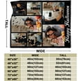 thumbnail image 3 of Custom Blanket with Picture Customized Flannel Blanket Personalized Throw Blanket with Photo/Text Customized Blanket Gift for Kid Friend Halloween Christmas(30X40in), 3 of 6