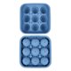 thumbnail image 2 of Bandeja de silicona para cubitos de hielo con forma de balón de fútbol: 9 cavidades, molde para cubitos de hielo, bandeja reutilizable para cubitos de hielo de cócteles y whisky, ideal para be, 2 of 6