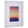 thumbnail image 4 of Craig Frames Wiltshire 236, Simple White Hardwood Picture Frame with Single White Mat - Displays a 12x18 inch Print with the Mat or 16x22 inch without the Mat, 4 of 7