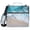 Beach and Waves, variant on 3 Ring Zipper Binder with Shoulder Strap Waterproof Trapper Keeper 2 Inch D-Ring 500 Sheets Capacity Turtle Fish Starfish Seaweed