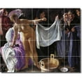 thumbnail image 1 of Ceramic Tile Mural-Lovis Corinth Nudes Floor Tile Mural 15. 30" w x 24" h using (20) 6 x 6 ceramic tiles, 1 of 3
