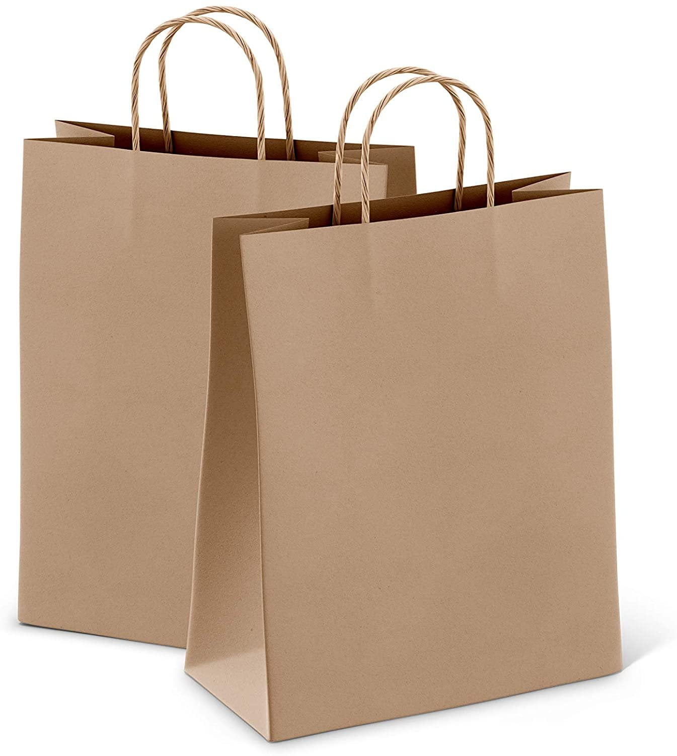 Kraft Paper Bags Eusoar 83 x 31 x 106 25pcs Brown Kraft Paper Gift  Bags with Soft Cloth Handles Bulk Shopping Bags Wedding Gift Bags Party  Bags Kraft Retail Merchandise Bags 