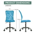 thumbnail image 3 of PayLessHere Home Office Chair - Ergonomic Mesh Desk Chair w/Lumbar Support, Blue, 3 of 7