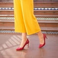 thumbnail image 3 of JENN ARDOR Women's Closed Pointed Toe Pumps Stiletto High Heels Office Lady Wedding Party Dress Heeded Shoes, 3 of 8