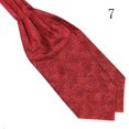 thumbnail image 4 of Cravate Classique Colorée en Satin Soyeux pour Homme, Mariage et Banquet, Cravate Ascot, 4 of 11