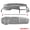 Dark Titanium, variant on DashSkin 2-Piece Molded Hard Plastic Dash Cover Compatible with 2007-2013 Silverado GMC Sierra in Ebony Black - Hard Molded Plastic Dashboard Cap