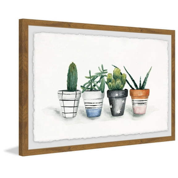 Fashion Pots Framed Painting Print