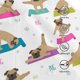 thumbnail image 3 of Fotbe Yoga Dogs Poses Gorro Clásico de Béisbol, Gorra Ajustable con Broche Snapback, Gorro de Exterior de Algodón Suave, 3 of 6