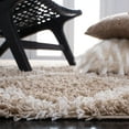 thumbnail image 5 of SAFAVIEH Dallas Logan Geometric Shag Area Rug, Beige/Ivory, 2'3" x 4', 5 of 9