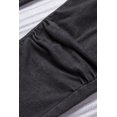 thumbnail image 4 of ABPHQTO Pantalones pitillo de cintura alta con cordón gris para mujer, 4 of 5