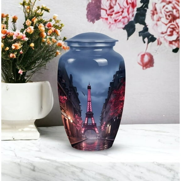 Dream Castle In The Sky Urn,Memorial Urn for Human Ashes,Decorative Keepsake Urn, Personalized Funeral Urn,Funeral Gifts for Male and Female