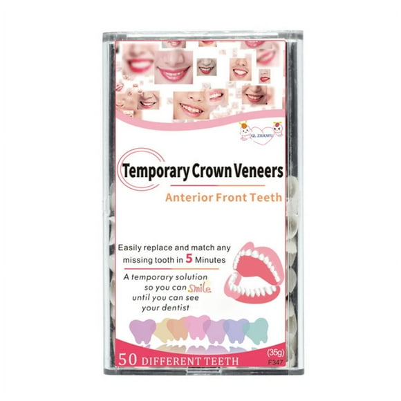 Temporary Tooth Kit For Filling The Missing Broken Tooth And Moldable Temporary Veneers Material Anterior Front Back Molar Teeth Teeth Beads Front Tooth Cap Fluoride Varnish