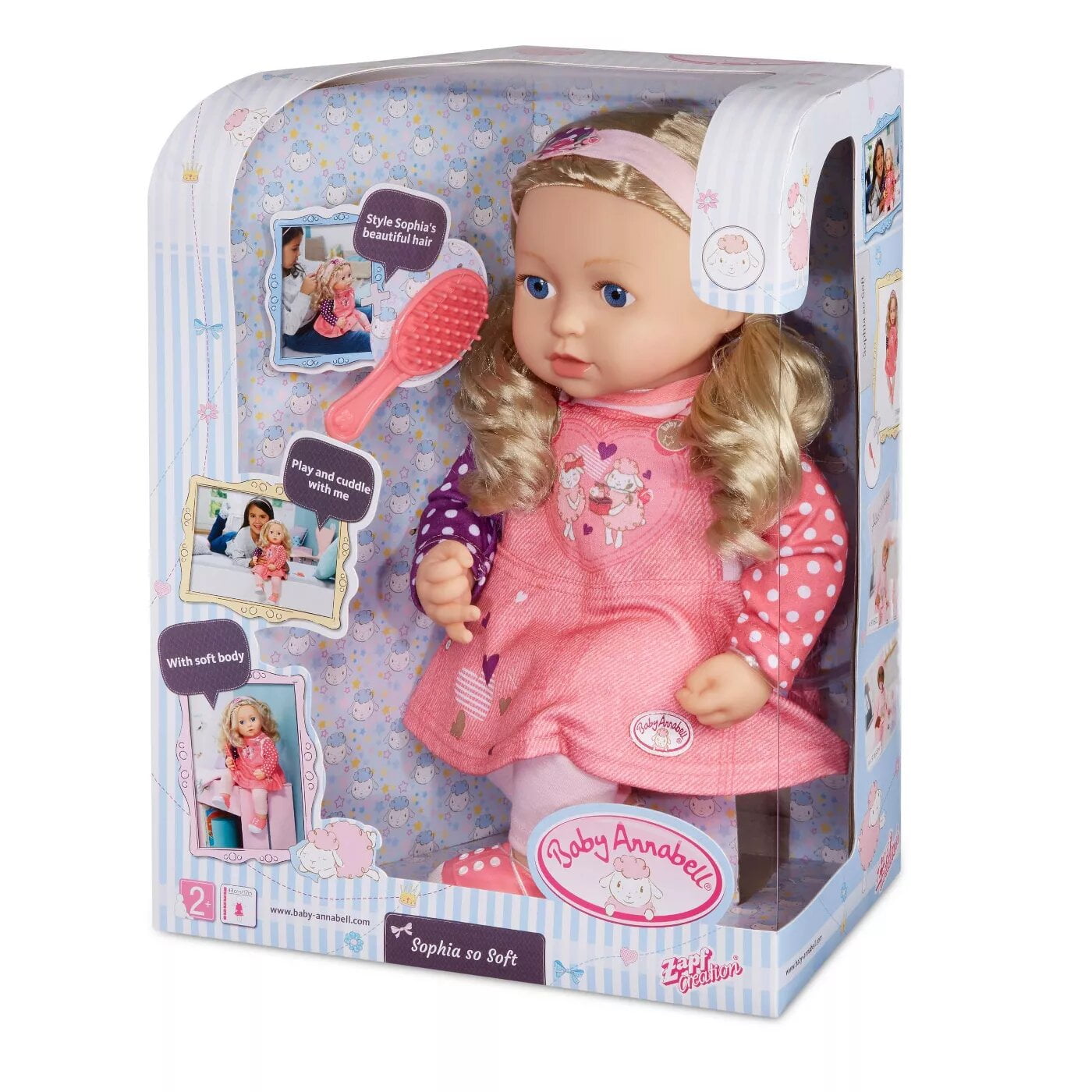 baby annabell sophia so soft doll