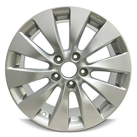 Porsche Alloy Wheels New 17x7.5 Honda Accord (13-15) 5 Lug 10 Spoke Alloy Rim Silver Full Size Replacement Alloy Wheel ()