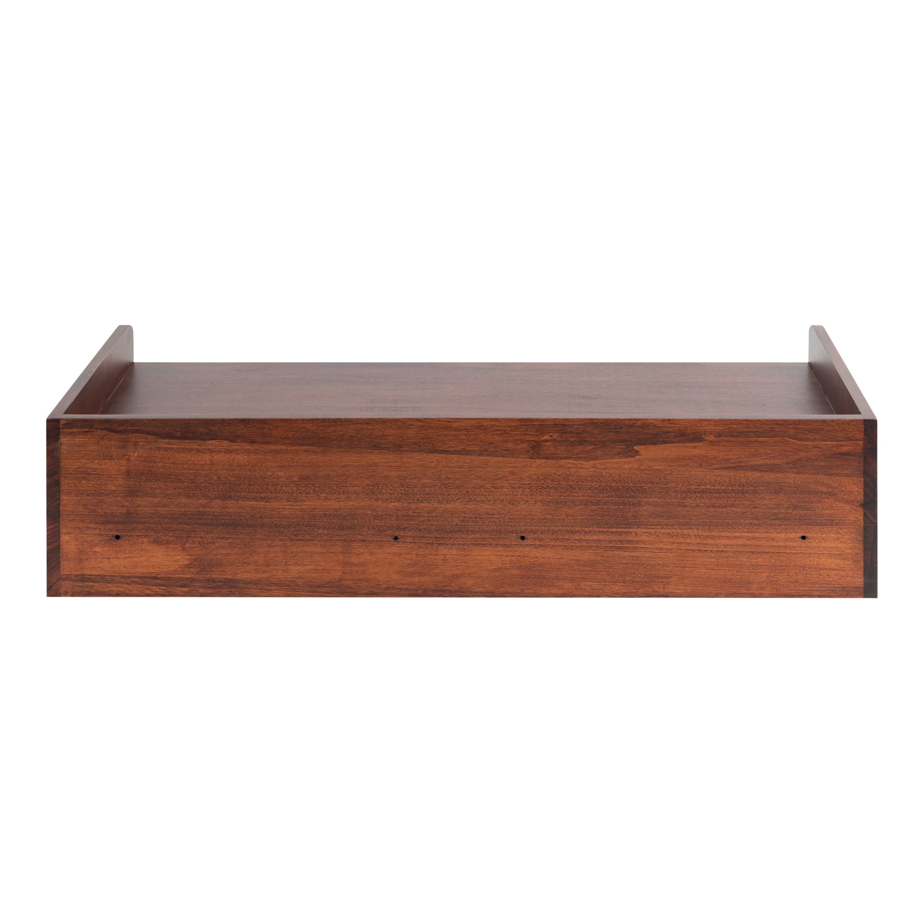 Kate And Laurel Wood Floating Shelf, 28 In x 12 In, Walnut Brown