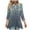 Gray Plus Size Blouse for Women_m, variant on CYMMPU 3/4 Sleeve Blouses for Women Dressy Casual Fall Fashion Shirts Tunic Tops Loose Fit Spring Tops Round Neck Flower Printed Flare Hem Hide Belly Tops to Wear with Leggings T-Shirts Navy L