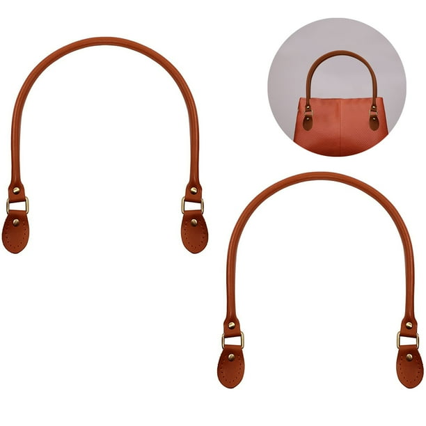 1Pair Purses Straps Leather Purse Handles PU Leather Handles