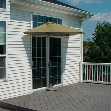 Off The Wall Brella 7 5 Half Umbrella With Olefin Fabric Canopy Off The Wall Brella 7 5 Half Umbrella With Olefin Fabric Canopy