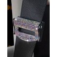thumbnail image 3 of 2 Piezas Accesorios para Automóvil Con Incrustaciones Diamantes Ajustador Elástico Límite Correa Clip Antideslizante Fijo para Seguridad Ajustador Seguridad, 3 of 9