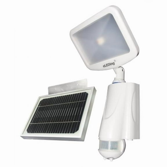 Hybrid Solar LED Flood Spot Light 7W – Solar Hybrid Powered Outdoor CREE LED Light with AI-SMART Activation, 800 Lumens Dusk-to-Dawn Outdoor Lighting