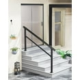 thumbnail image 4 of BeesClover Metal Handrails for Outdoor Steps, Metal Hand Rails for Outdoor Steps,Outdoor Stair Handrail Kit, Aluminum & Wrought Iron Hand Railings for Outdoor Steps, for Safety & Stability, 4 of 4