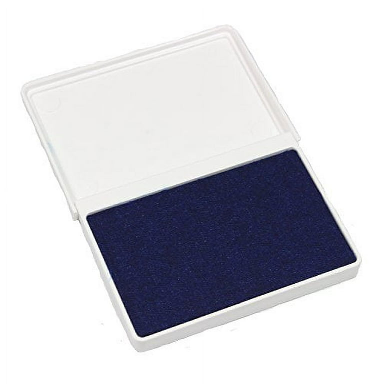 ExcelMark Blue Ink Pad for Rubber Stamps 2-1/8" by 3-1/4"