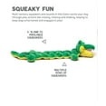 thumbnail image 5 of Outward Hound Squeaker Matz Plush Gator Dog Toy, Green, XXL, 5 of 13