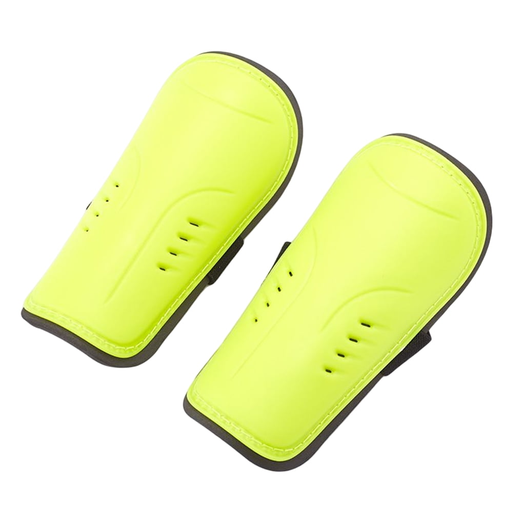 Dalazy Soccer Shin Guards Thicken Double Layer Premium Fabric Comfortable Leg Protection Kneepad Lightweight Sport Adults Outdoor Red 1 Yellow