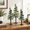 Green Detailed Pine, variant on Detailed Pine Metal Pine Tree Figurine Set of 3 Rustic Farmhouse Decor