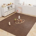 thumbnail image 2 of Gymax 100 Sq. Ft. Wood Grain Puzzle Mats 25-Pack EVA Foam Interlocking Floor Tiles Brown, 2 of 10