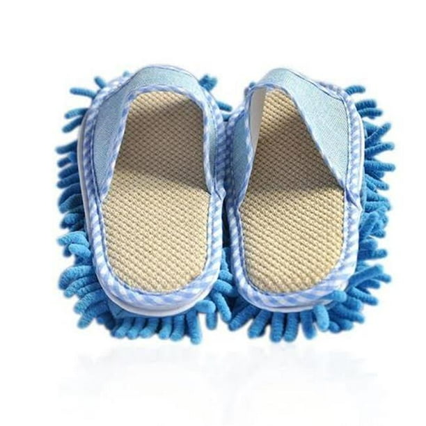 Center Link Media mopslippersblue Mop Slipper, Blue