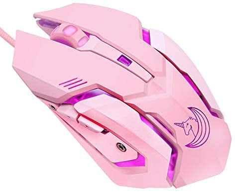 Wired Mouse Gaming Optical Mouse Mice USB Backlit LED Ergonomics For Gamer PC 