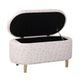 thumbnail image 2 of Impressions Vanity Hello Kitty SWEET Velvet Storage Bench with Hidden Storage Compartment, 2 of 4