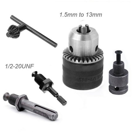 

BCLONG 1.5-13mm Converter 1/2 -20UNF Drill Chuck Quick Change Adapter For Impact Driver