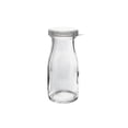 thumbnail image 4 of Old Fashioned Heavy Glass Half Pint Milk Bottle, Decanter Cream Server. With Lid (1 pack), 4 of 4