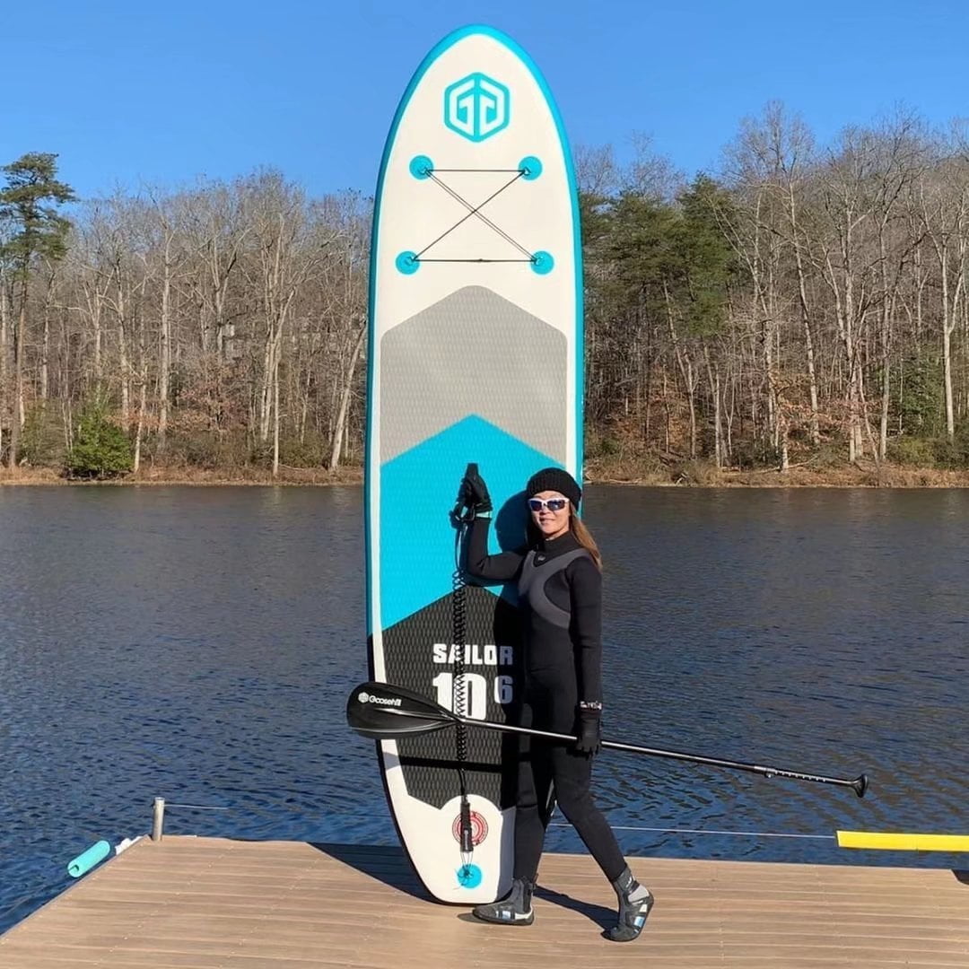 Buy Goosehill Sailor Inflatable Stand Up Highquality Teal Paddle Board