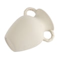 thumbnail image 5 of Home Decor Collection Sterling & Noble Home Off-White Ceramic Tabletop Vase with Knotted Design Handle, 10.87" Tall, 5 of 15